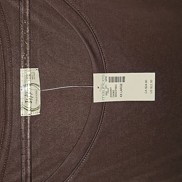 NWT maurices 24/7 tee - Picture 2 of 3